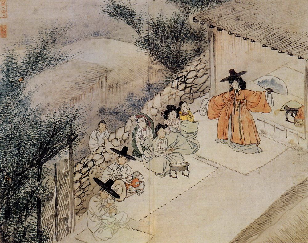 Munyeo sinmu painting by Hyewon